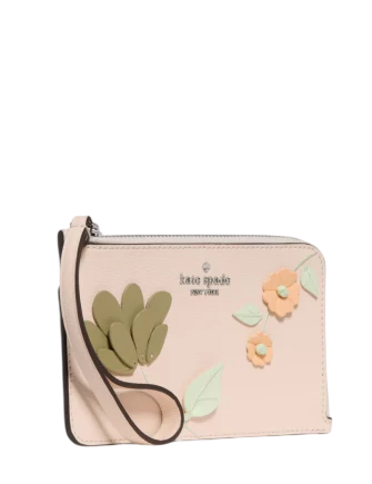 Kate Spade New York Lucy Floral Small Card Holder Wristlet