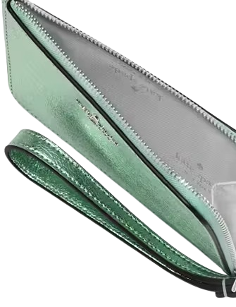 Kate Spade New York Lucy Metallic Small L-zip Wristlet