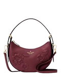 Kate Spade New York Madison Floral Applique Crescent Shoulder Bag