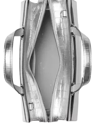 Kate Spade New York Madison Metallic Croc Embossed Medium Satchel