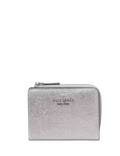 Kate Spade New York Madison Metallic Small L-zip Wallet
