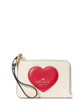 Kate Spade New York Madison Puffy Heart Small Card Holder Wristlet