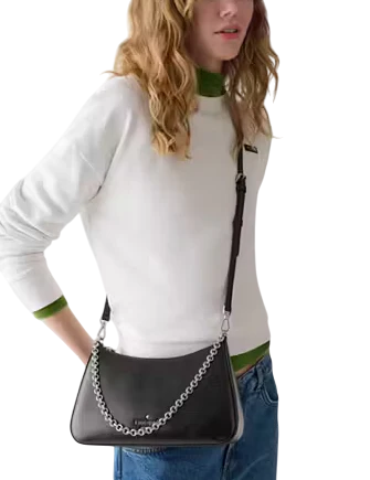 Kate Spade New York Margot Textured Patent Leather Convertible Crossbody
