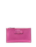 Kate Spade New York Morgan Bow Metallic Small Slim Bifold Wallet