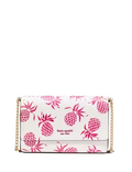Kate Spade New York Morgan Pineapple Embossed Flap Chain Wallet