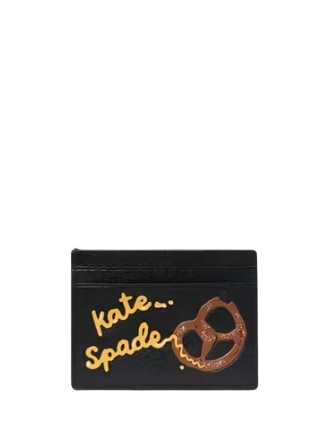 Kate Spade New York NYC Big Apple Small Slim Card Holder