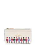 Kate Spade New York Oh What Fun Nutcracker Large Slim Cardholder