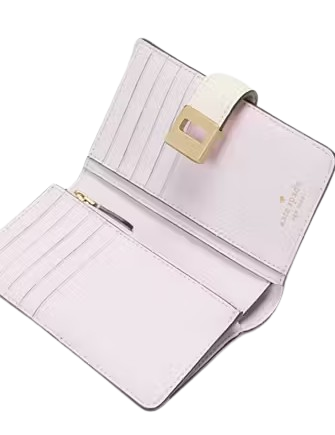 Kate Spade New York Phoebe Perforated Turnlock Medium Wallet