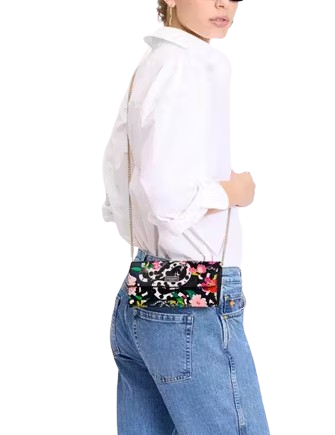 Kate Spade New York Sammy Snake Flap Chain Crossbody