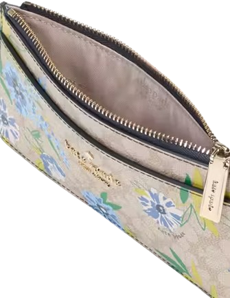 Kate Spade New York Spade Flower Floral Large Slim Card Holder