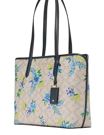 Kate Spade New York Spade Flower Floral Large Tote