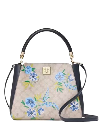Kate Spade New York Spade Flower Floral Medium Top Handle Satchel