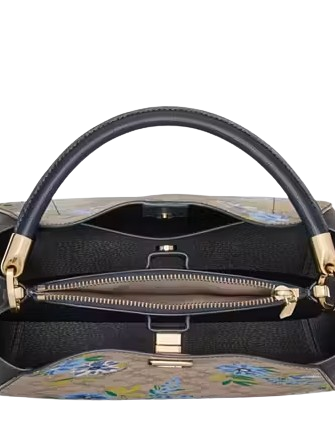Kate Spade New York Spade Flower Floral Medium Top Handle Satchel