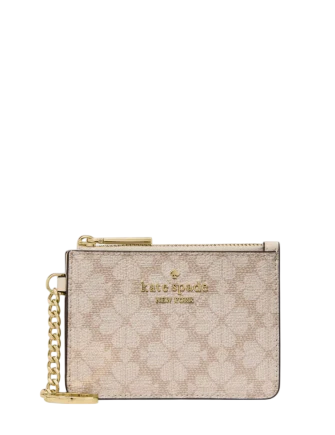 Kate Spade New York Spade Flower Key Ring Card Holder