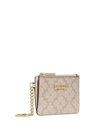 Kate Spade New York Spade Flower Key Ring Card Holder