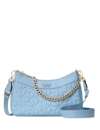 Kate Spade New York Spade Flower Quilted Fabric Convertible Crossbody