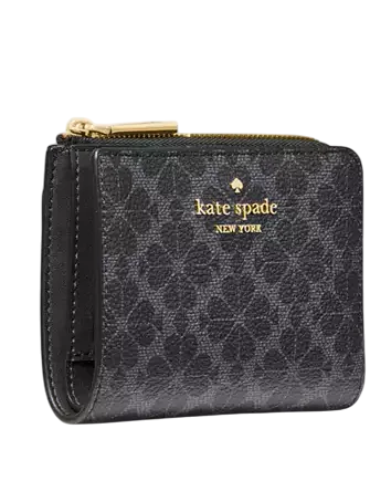 Kate Spade New York Spade Flower Small L-zip Wallet