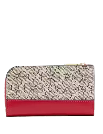 Kate Spade New York Spade Flower Small Slim Bifold Wallet