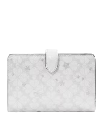 Kate Spade New York Spade Flower Star Toss Medium Compact Bifold Wallet