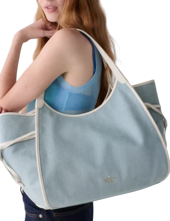 Kate Spade New York Stash Denim Large Carryall Bag