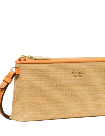 Kate Spade New York Wren Straw Wristlet