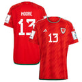Kieffer Moore Wales 13 Fifa World Cup Jersey