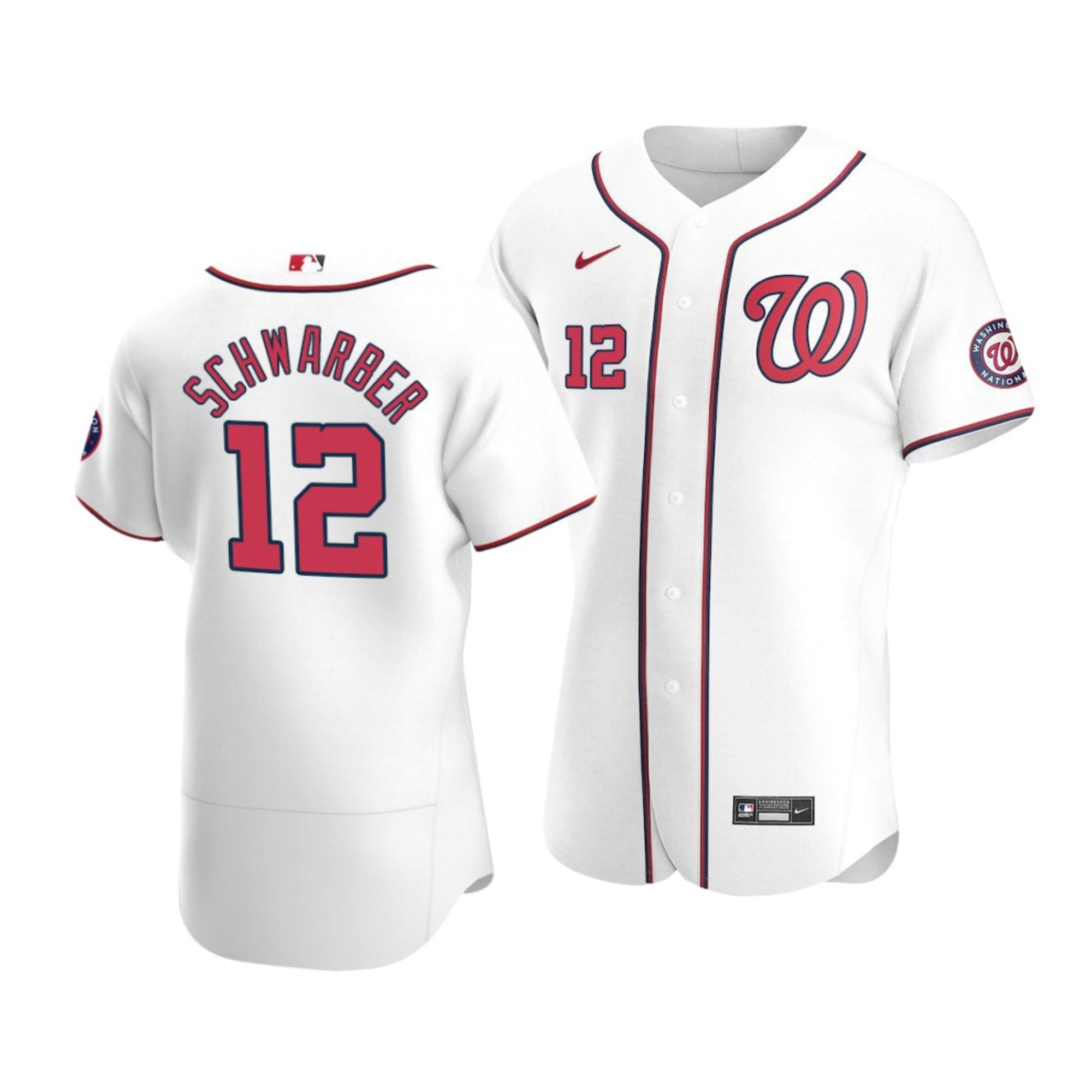 Kyle Schwarber Washington Nationals 12 Jersey
