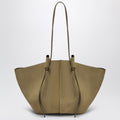 Yuzefi Large Mochi Bag In Fennel Suede Leather Women
