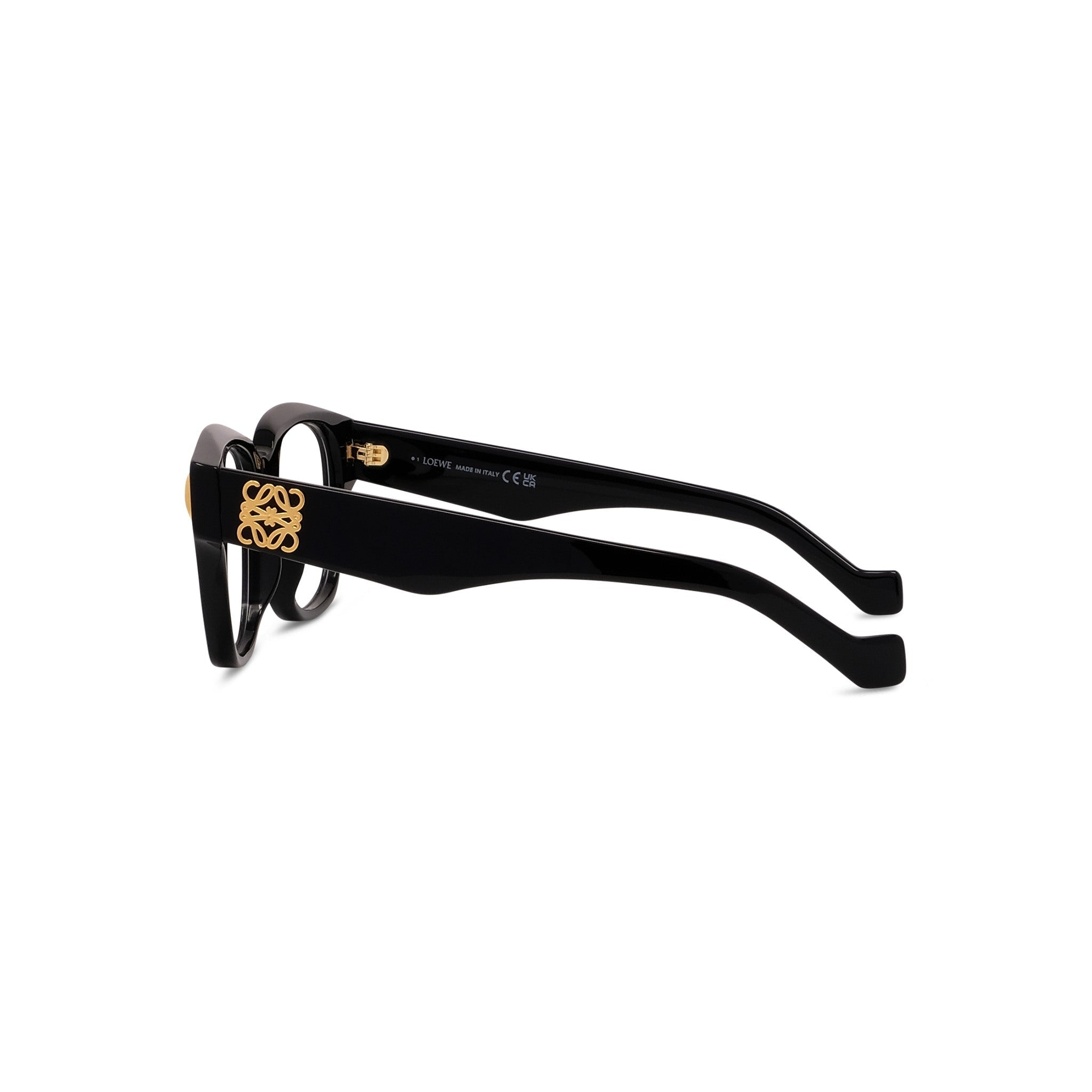 Black Geometric Eyeglasses