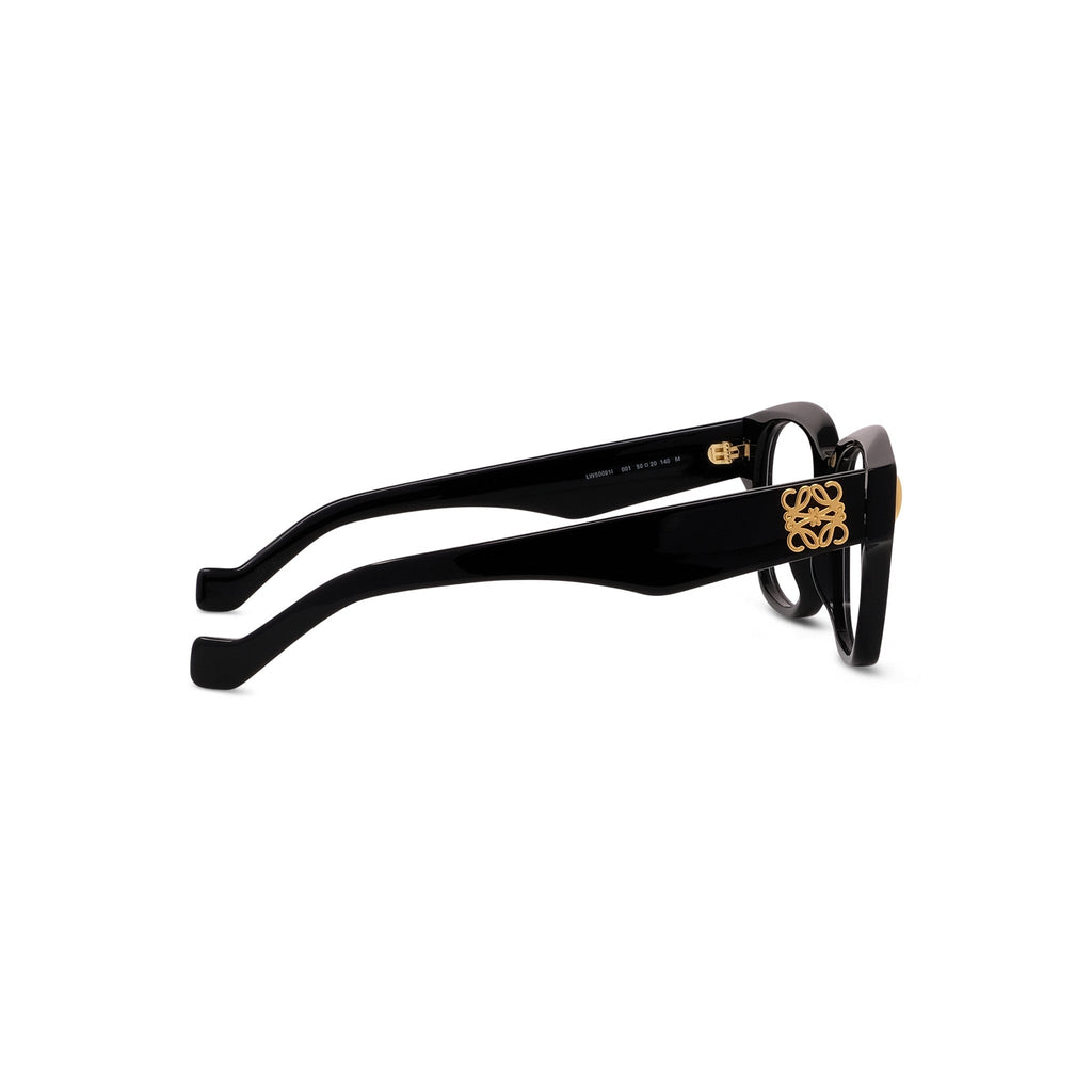 Black Geometric Eyeglasses