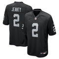 Las Vegas Raiders Home Game Jersey  2025 Draft First Round Pick - Black - Ashton Jeanty