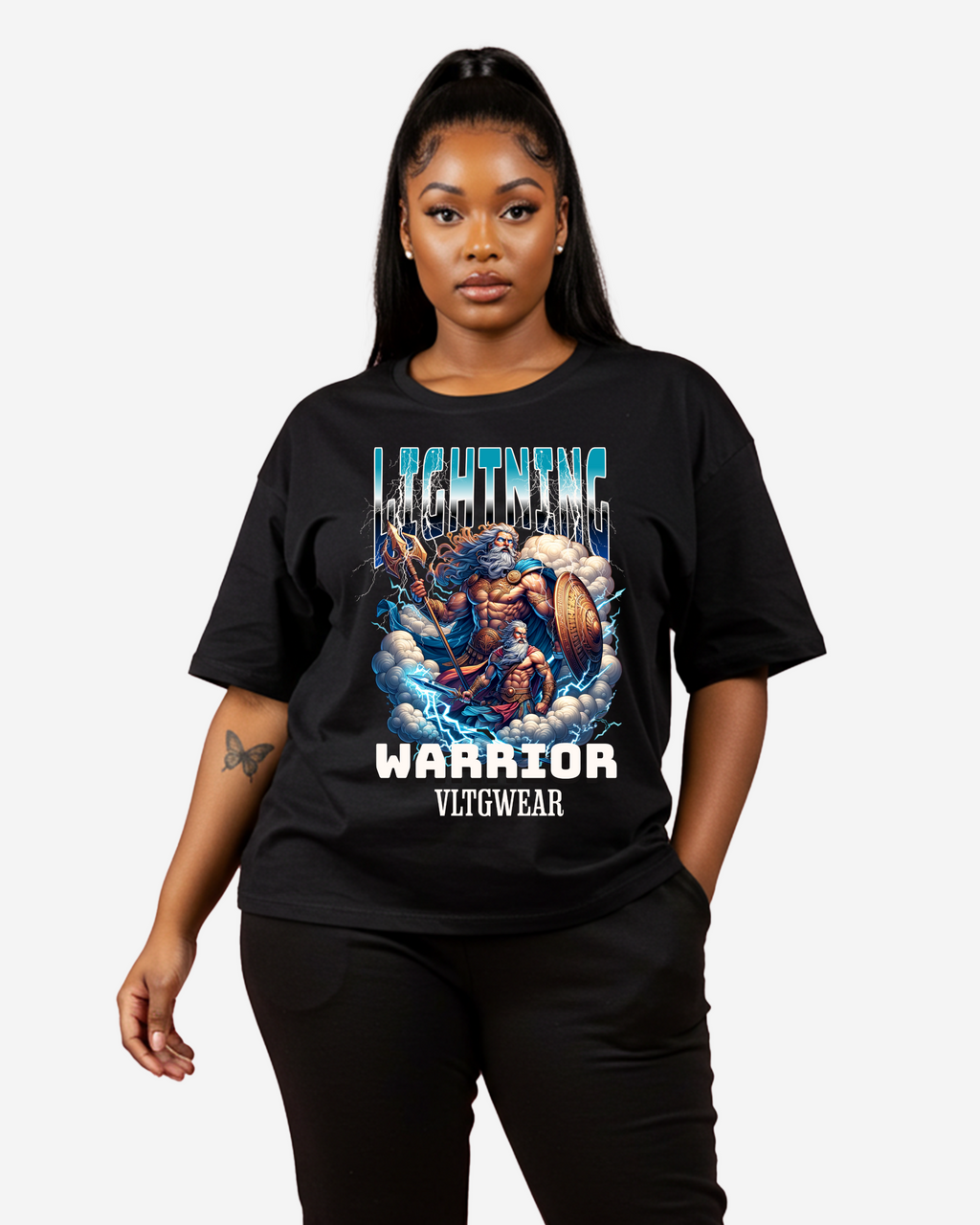 Lightning Warrior Women's Oversized T-Shirt
