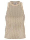 Brunello Cucinelli Women 'Dazzling Check Embroidery' Top