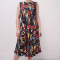 MARNI FLORAL PATTERNED COTTON DRESS - SIZE 44