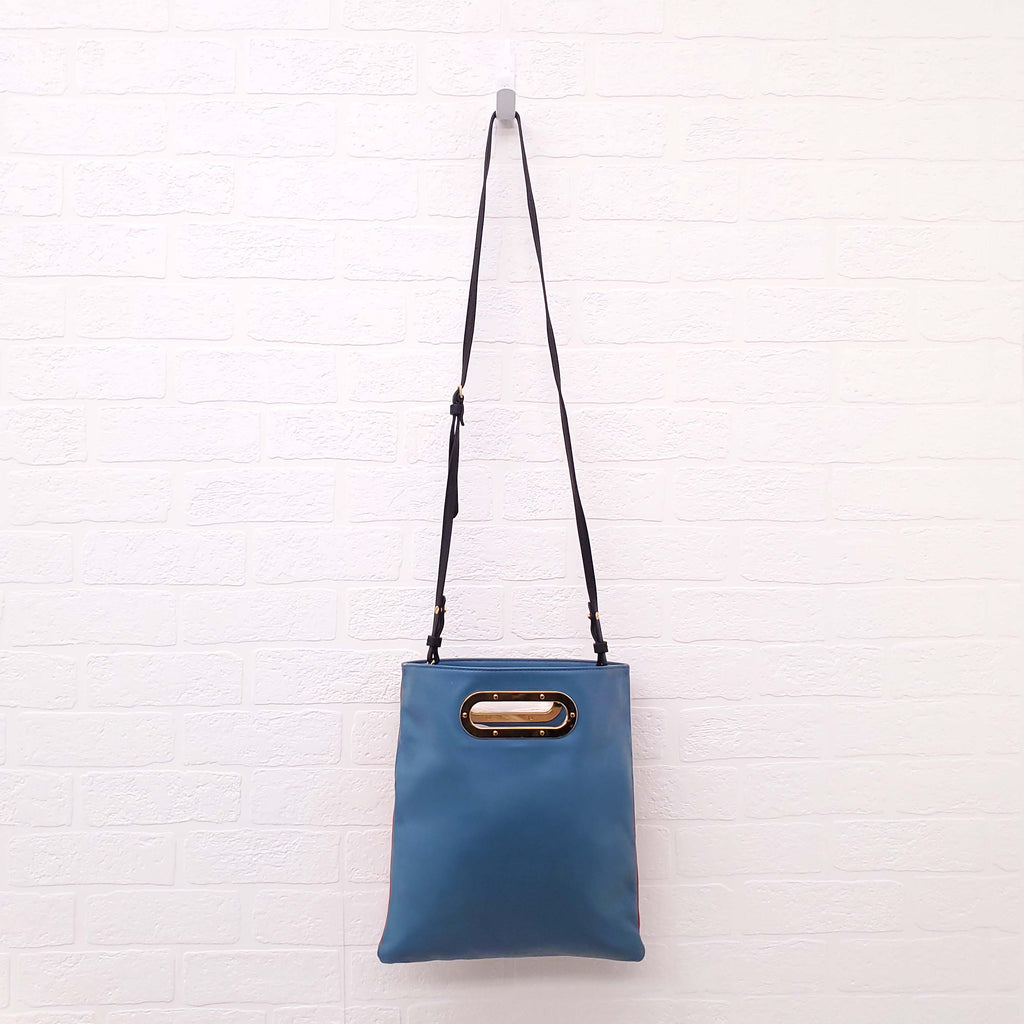 MARNI MULTI-COLOUR LEATHER HANDLE BAG