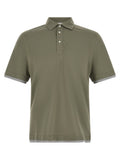 Brunello Cucinelli Men 'Faux Layering' Polo Shirt
