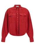 Brunello Cucinelli Women Cotton And Linen Shirt