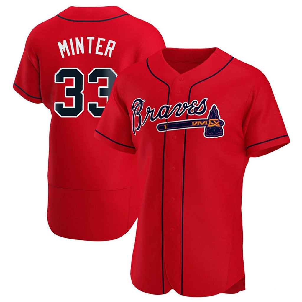 A.J. Minter Atlanta Braves 33 Jersey