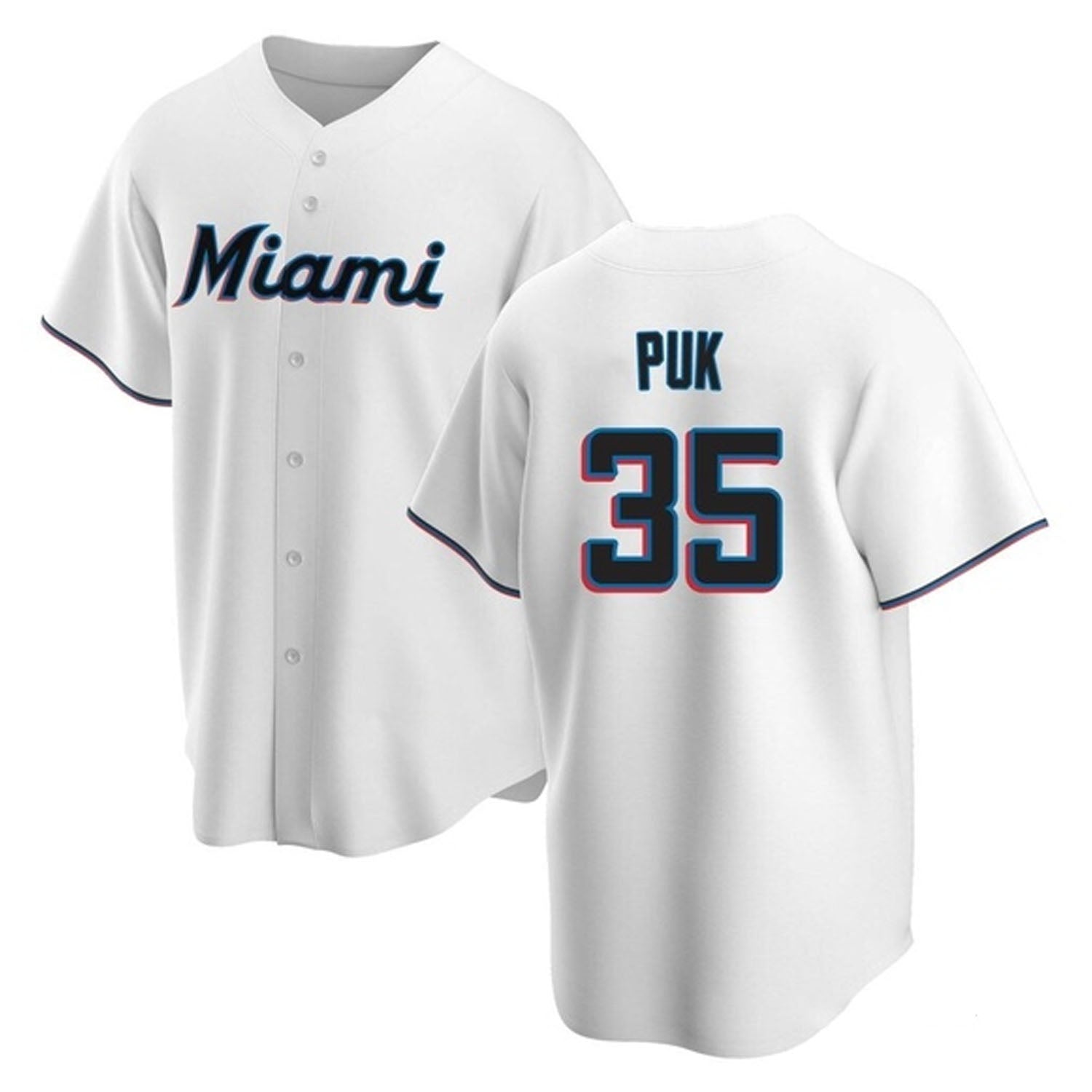 A.J. Puk Miami Marlins 35 Jersey