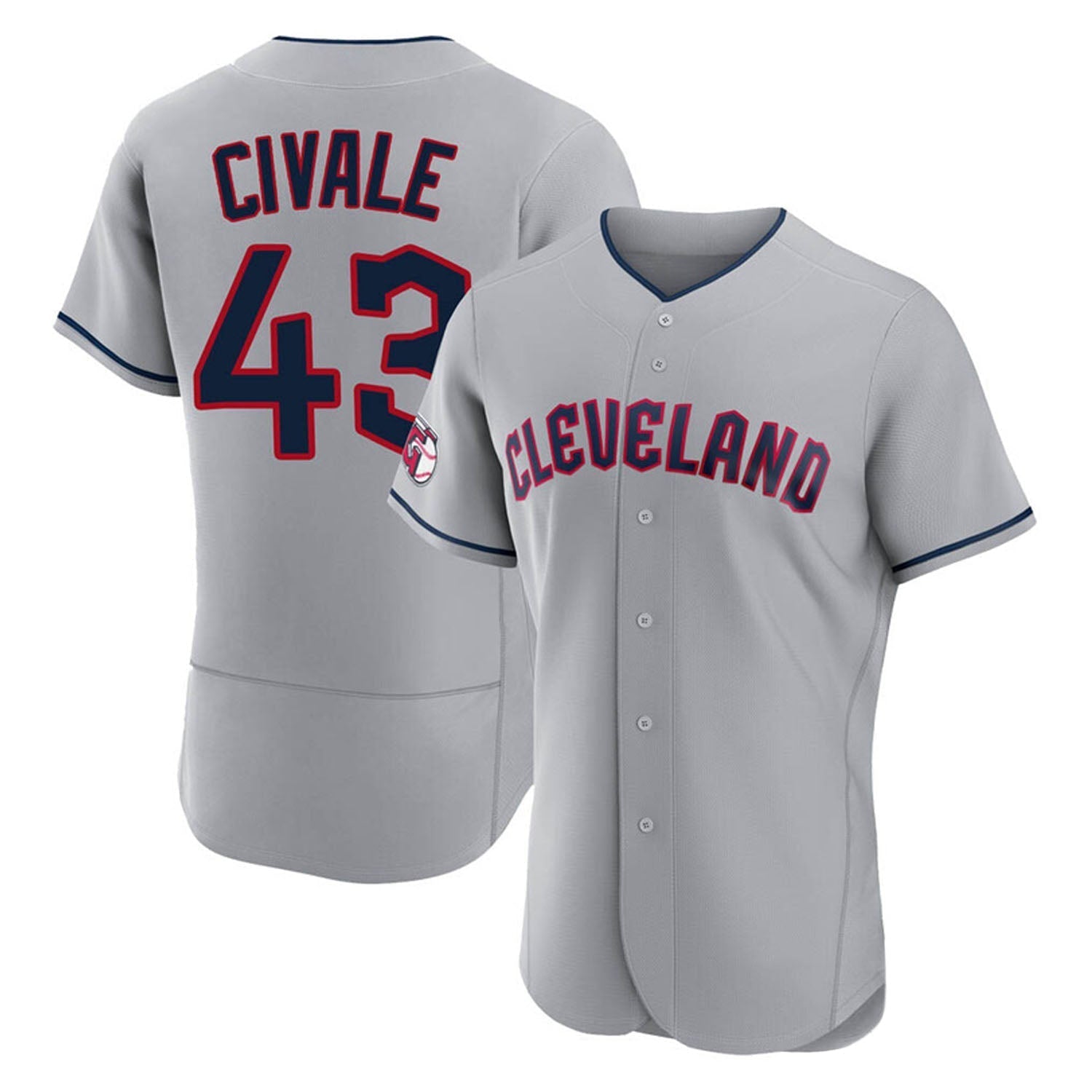 Aaron Civale Cleveland Guardians 43 Jersey