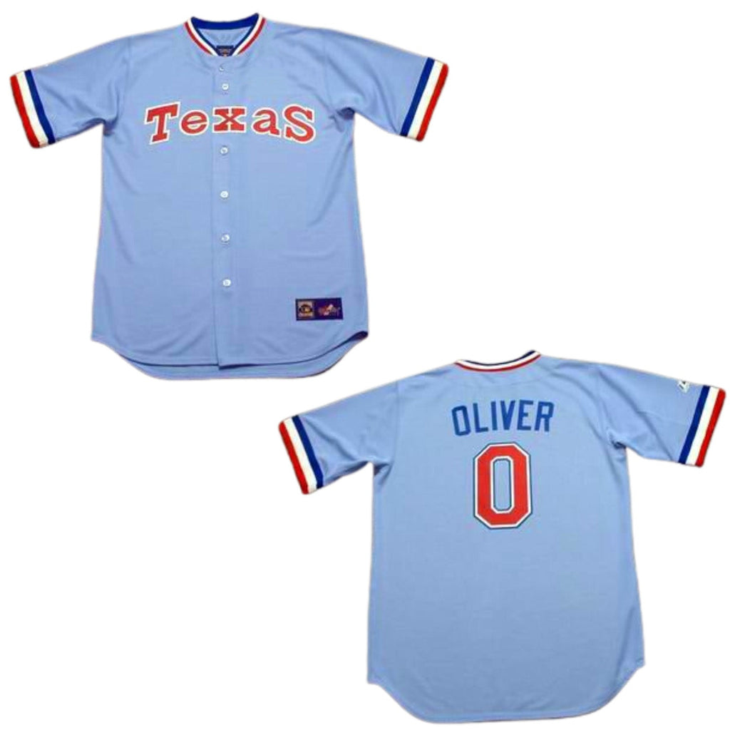 Al Oliver Texas Rangers 0 Jersey
