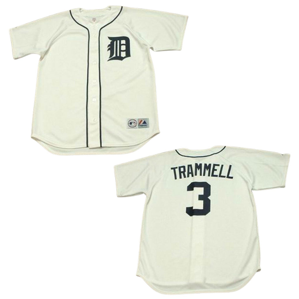Alan Trammell Detroit Tigers 3 Jersey