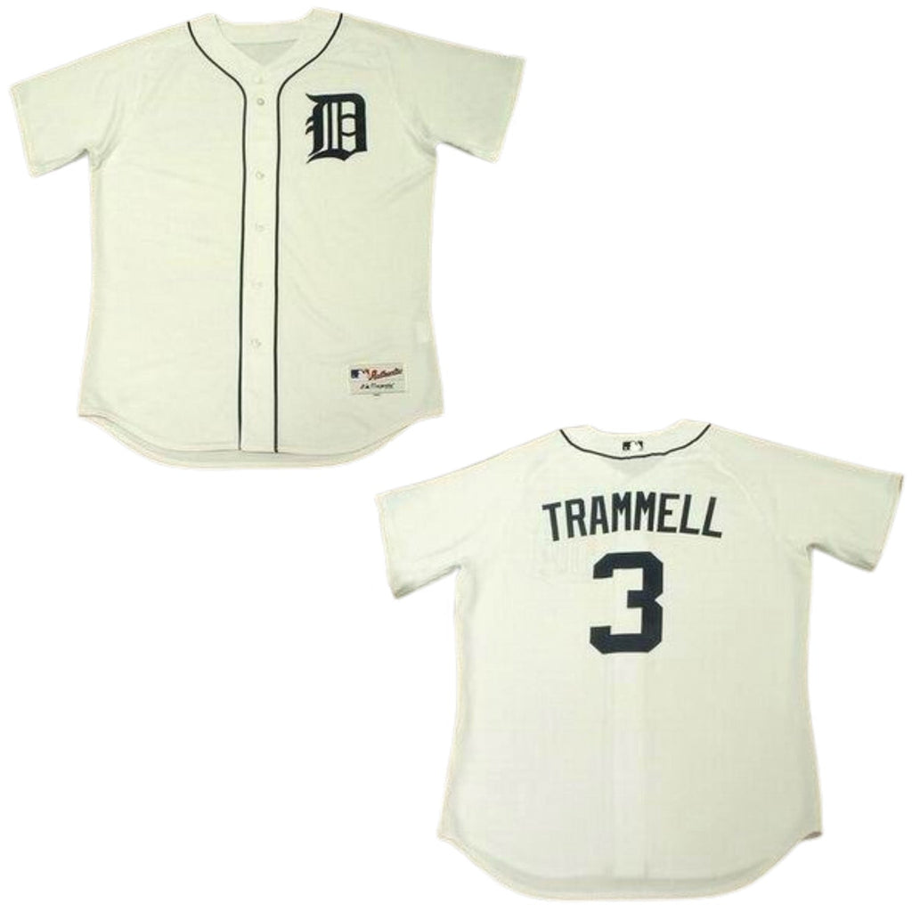 Alan Trammell Detroit Tigers 3 Jersey