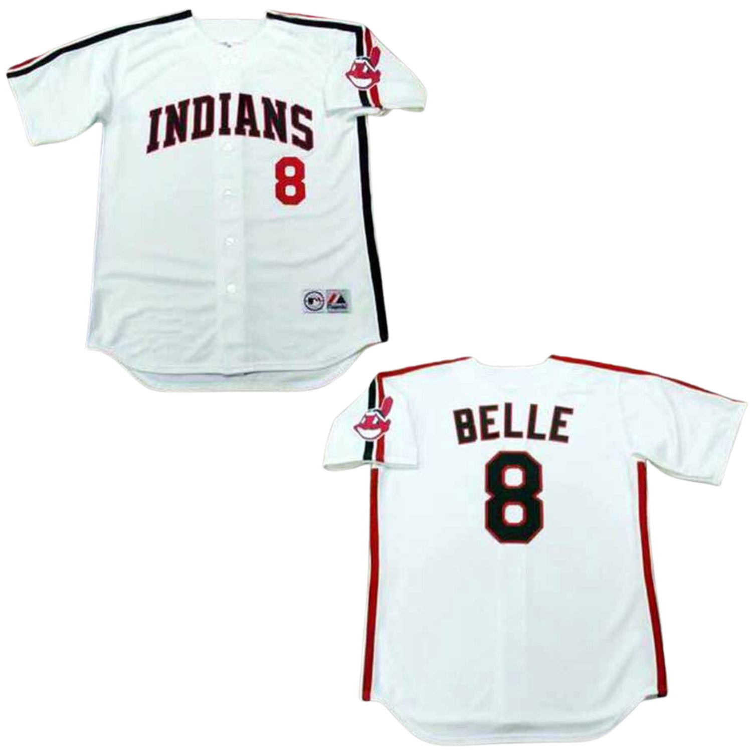 Albert Belle Cleveland Indians 8 Jersey