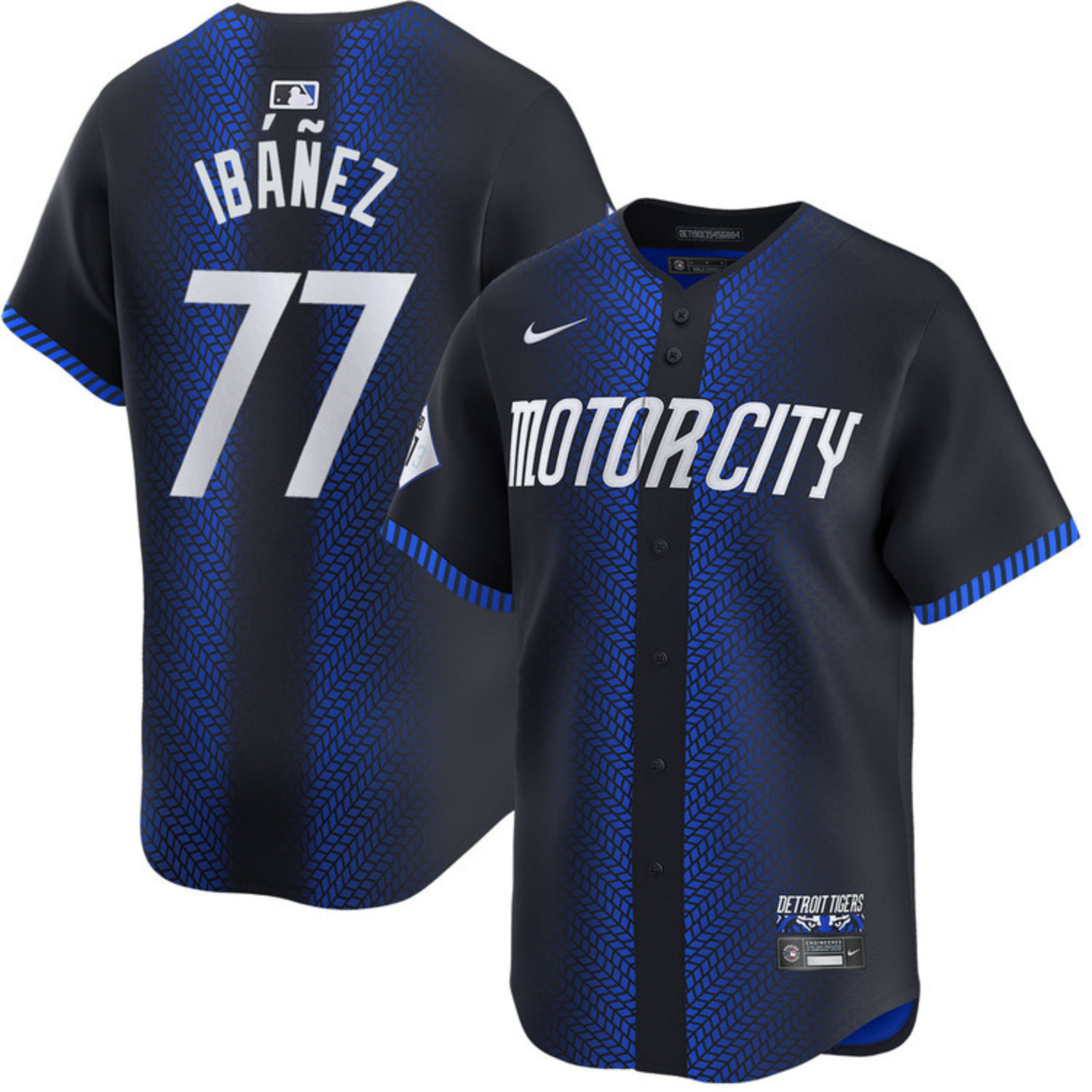 Andy Ibanez Detroit Tigers 77 Jersey