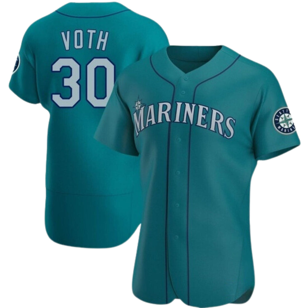 Austin Voth Seattle Mariners 30 Jersey