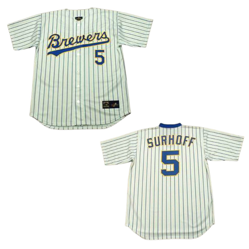 BJ Surhoff Milwaukee Brewers 5 Jersey