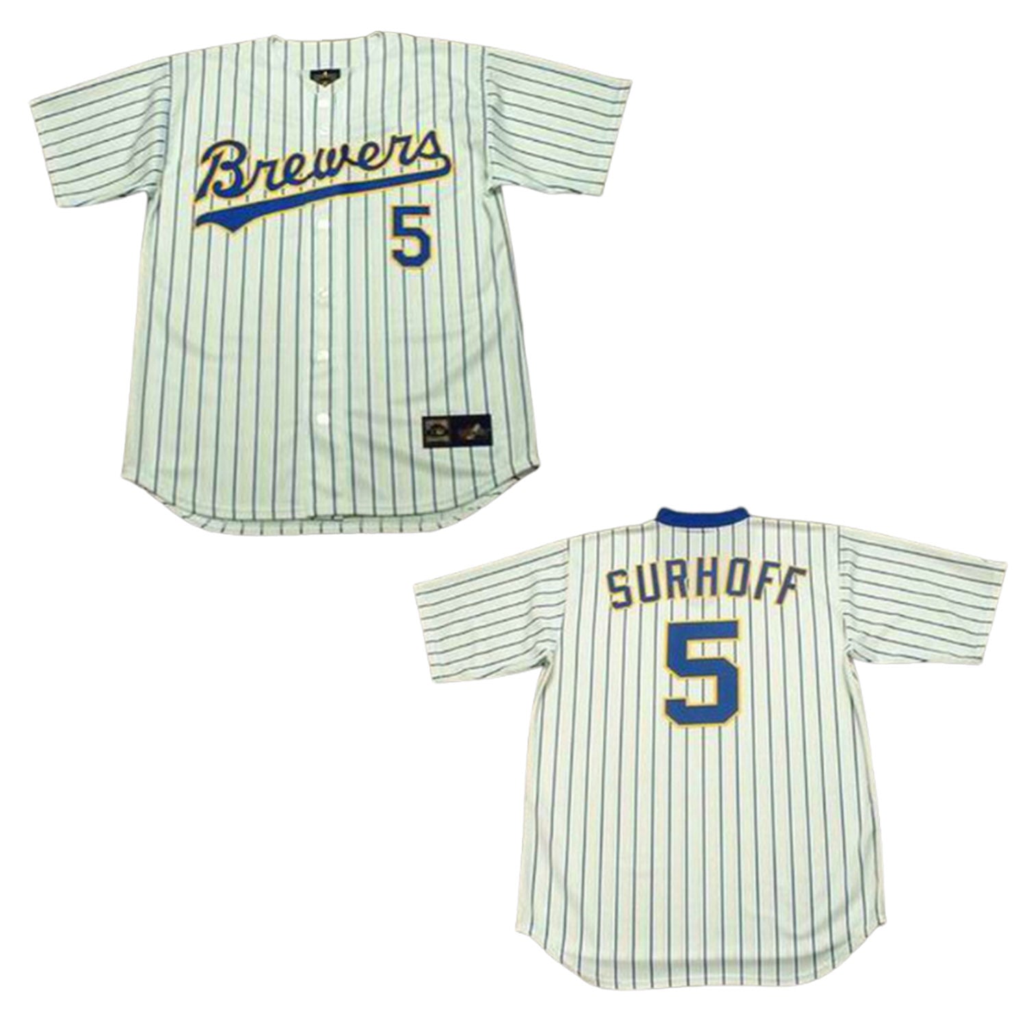BJ Surhoff Milwaukee Brewers 5 Jersey