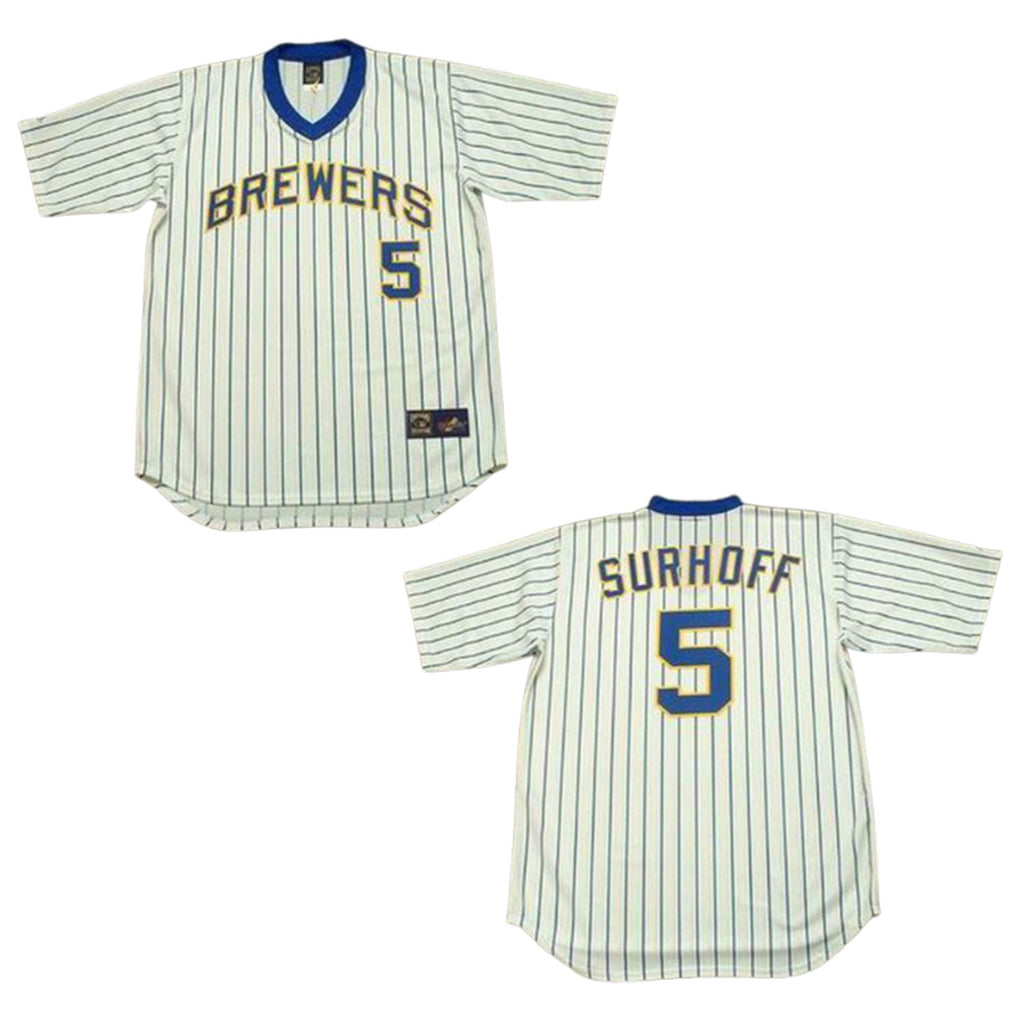 BJ Surhoff Milwaukee Brewers 5 Jersey
