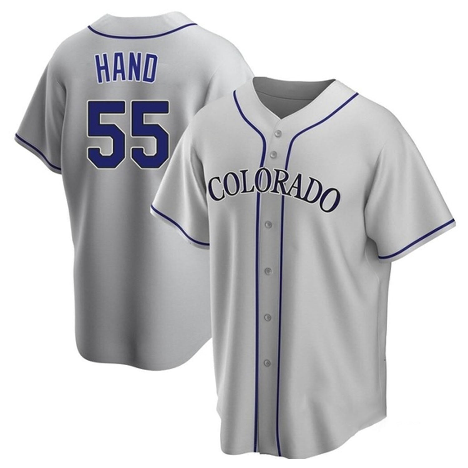Brad Hand Colorado Rockies 55 Jersey